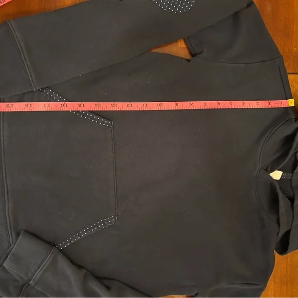 Crew cuts Navy Blue Hoodie with patch sleeves - Picture 4 of 8